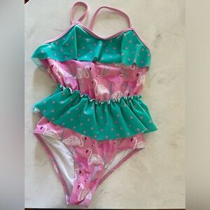 Matilda Jane Island Party Flamingo One Piece Swimsuit